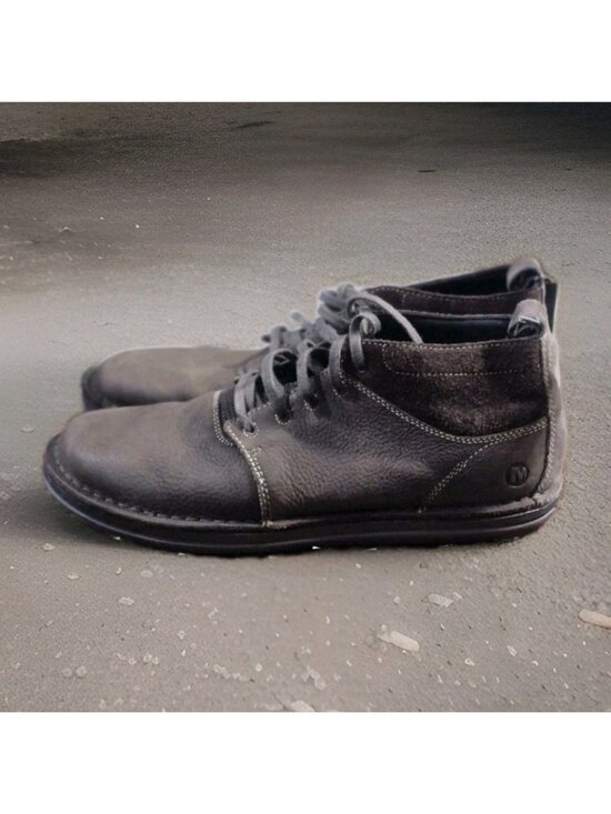 Merrell Cafe Chukka Boots Brown Leather Casual Lace Up Shoes Men\'s Size 10 main image 8